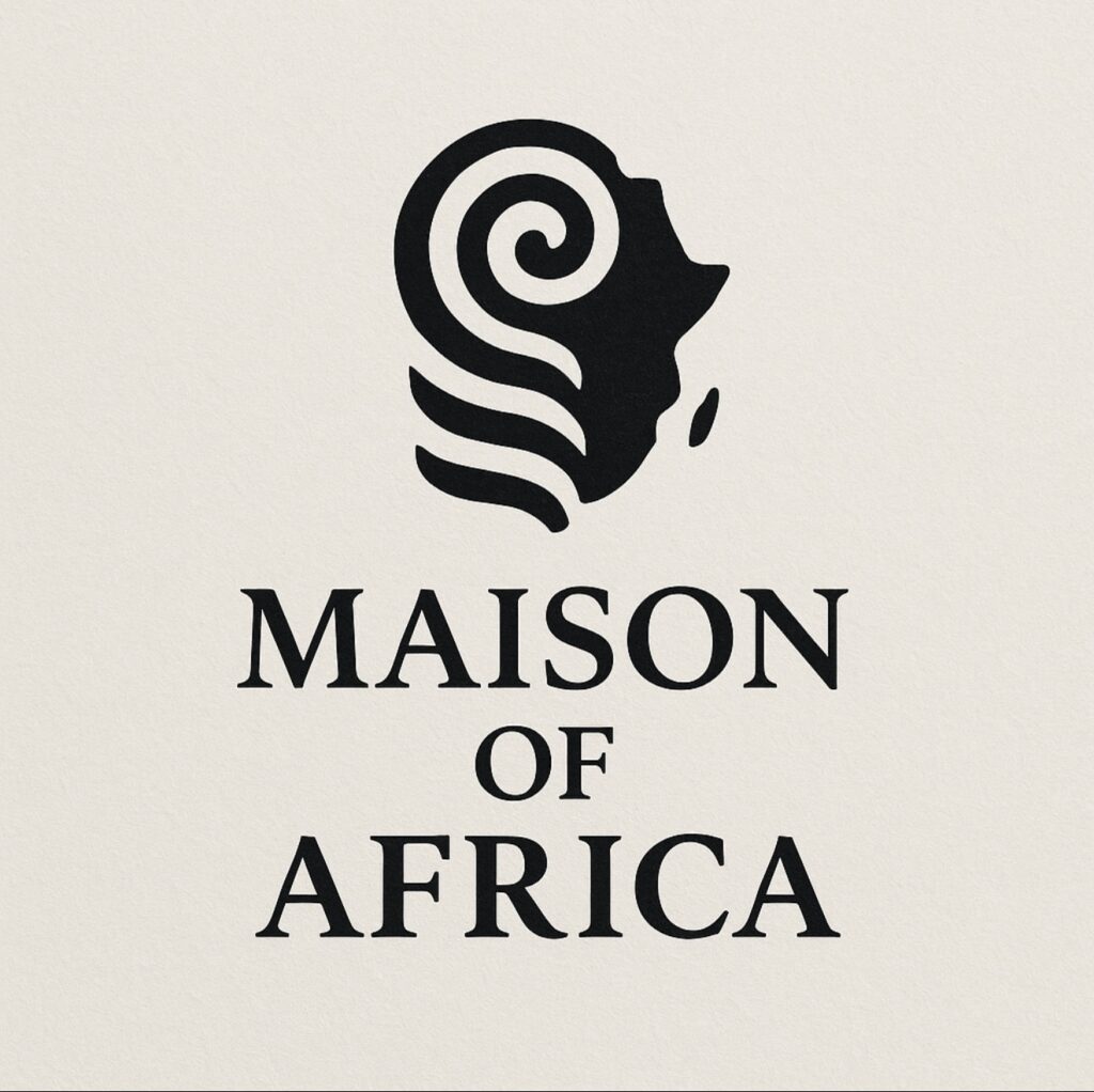 Maison of Africa logo- a cultural movement rooted in the rhythm and identity of the African diaspora